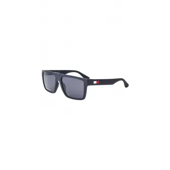 Tommy Hilfiger, Ochelari de soare dreptunghiulari, Bleumarin, 56-16-140 Standard