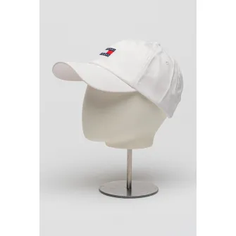Tommy Hilfiger, Sapca baseball cu aplicatie logo Heritage, Rosu, Negru, Alb murdar