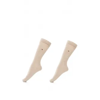 Tommy Hilfiger, Set de sosete lungi - 2 perechi, Bej, 47-49