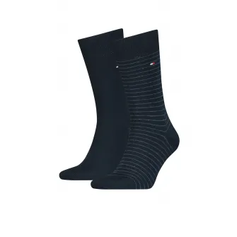 Tommy Hilfiger, Set de sosete lungi - 2 perechi, Bleumarin inchis, 47-49