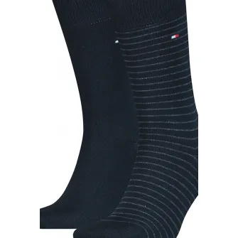 Tommy Hilfiger, Set de sosete lungi - 2 perechi, Bleumarin inchis, 47-49