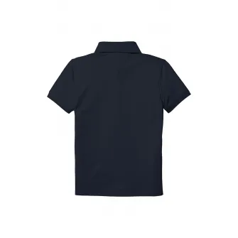 Tommy Hilfiger, Tricou polo din amestec de bumbac organic, Bleumarin inchis, 110 CM