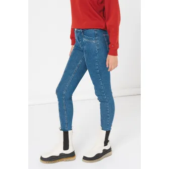 Tommy Jeans, Blugi skinny cu cusaturi accentuate Nora, Albastru royal, W29-L32