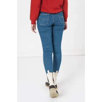 Tommy Jeans, Blugi skinny cu cusaturi accentuate Nora, Albastru royal, W29-L32