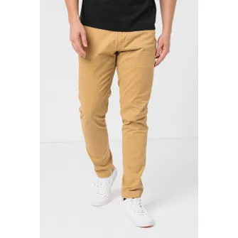 Tommy Jeans, Pantaloni chino slim fit Scanton, Kaki, W32-L32