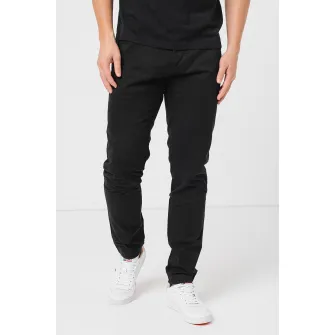 Tommy Jeans, Pantaloni chino slim fit Scanton, Negru, W36-L32