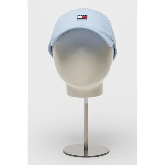 Tommy Jeans, Sapca baseball cu logo metalic, Albastru glaciar