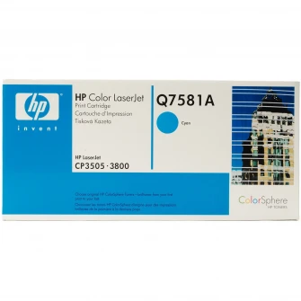 Toner HP Q7581A Cyan