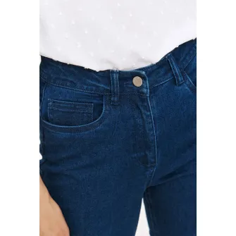 Top Secret, Blugi skinny cu talie inalta, Bleumarin, 36