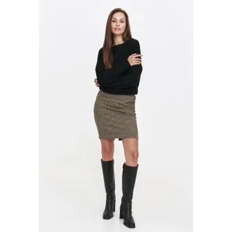 Top Secret, Pulover uni cu nasturi decorativi, Negru, 36