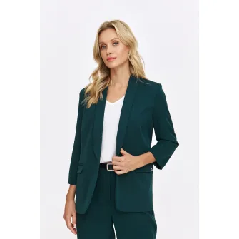 Top Secret, Sacou cu buzunare cu clapa, Verde inchis, 34