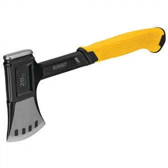 Topor camping 567 g DeWALT DWHT51387-0, lama decupata, teaca protectie, constructie otel durabil, absorbtie vibratii, ideal pentru activitati forestiere si outdoor, taiere eficienta si sigura, rezistenta in medii aspre