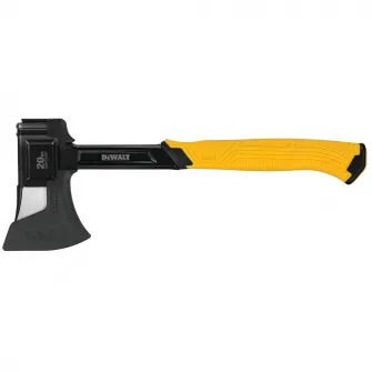 Topor camping 567 g DeWALT DWHT51387-0, lama decupata, teaca protectie, constructie otel durabil, absorbtie vibratii, ideal pentru activitati forestiere si outdoor, taiere eficienta si sigura, rezistenta in medii aspre