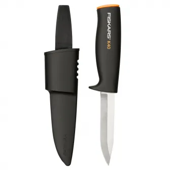 Topor pentru camping Fiskars X5 - XXS + Cutit utilitar K40