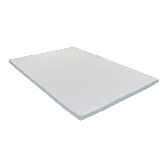 Topper Green Future, Argentum Therapy Memory Arctic Gel 7 zone de confort, 160 X 190 cm