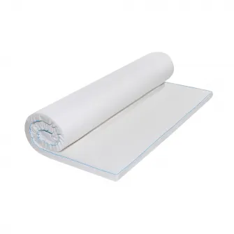 Topper Green Future, Argentum Therapy Memory Arctic Gel 7 zone de confort, 160 X 190 cm