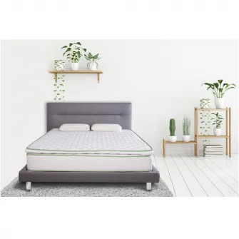 Topper saltea Eucalyptus Fresh Ted, 120x200 cm