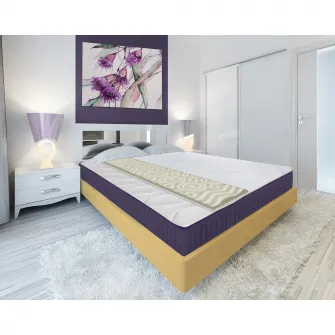Topper saltea Green Future, Lavanda Therapy 7 zone de confort 180x200 cm, 5 cm