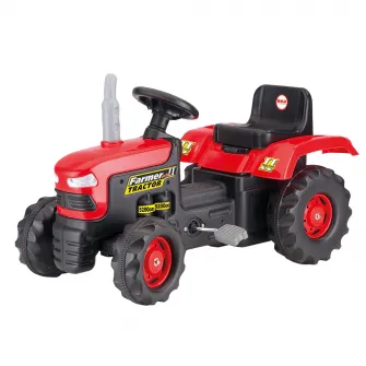 Tractor Dolu cu pedale, rosu