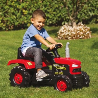 Tractor Dolu cu pedale, rosu