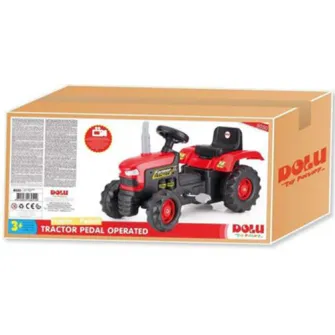 Tractor Dolu cu pedale, rosu