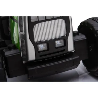 Tractor electric cu remorca Mappy - Farm MX 611, verde/negru