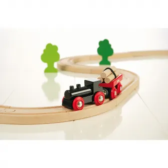 Tren din lemn Brio - Little Forest, Tren Forestier
