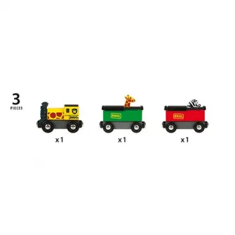 Tren din lemn Brio - Safari