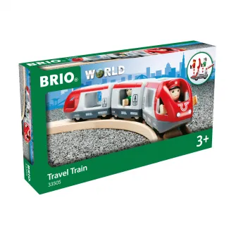 Tren din lemn Brio - Travel train