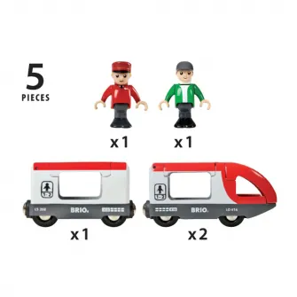Tren din lemn Brio - Travel train