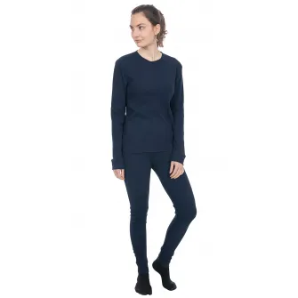 Trespass, Set de haine unisex din material termic, pentru drumetii Mystery - 2 piese, Albastru marin, S