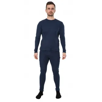 Trespass, Set de haine unisex din material termic, pentru drumetii Mystery - 2 piese, Albastru marin, S