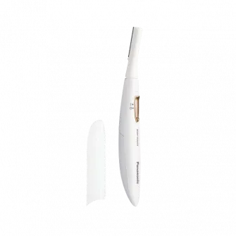Trimmer compact si portabil pentru corp Panasonic ES-WR51, cap pivotant flexibil si delicat cu pielea, lame otel inoxidabil si rotunjite pe margini, roz