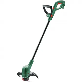 Trimmer de tuns gazon/iarba pe acumulator Bosch EasyGrassCut 18V-26, 18 V, 26 cm diametru lucru, 1.6 mm grosime fir, fara acumulator si incarcator in setul de livrare