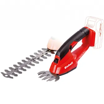 Trimmer electric pentru iarba si gard viu pe acumulator Einhell Power X-Change GE-CG 18 Li Solo, 18 V, latime taiere iarba 10 cm, lama arbusti 20 cm