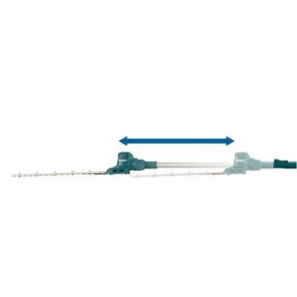 Trimmer/foarfeca de tuns gard viu la inaltime pe acumulator Makita DUN461WZ,18 V,lungime lama 46 cm,diametru maxim taiere 18 mm,tija telescopica, fara incarcator si acumulator in setul de livrare