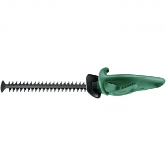 Trimmer pe acumulator pentru gard viu Bosch EasyHedgeCut 0600849H06, 18 V, 2400 curse/min, 440 mm lungime cutit, 15 mm deschidere dinti, fara acumulator/incarcator