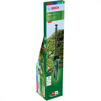 Trimmer pe acumulator pentru gard viu Bosch EasyHedgeCut 0600849H06, 18 V, 2400 curse/min, 440 mm lungime cutit, 15 mm deschidere dinti, fara acumulator/incarcator