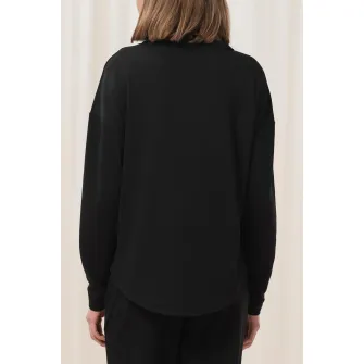 Triumph, Bluza de trening de casa cu fermoar, Negru, 38