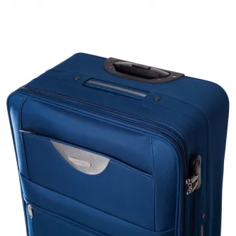 Troler Lamonza Atlanta, 74X46X26 cm, albastru