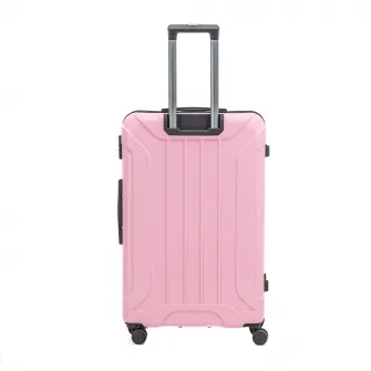 Troler Lamonza Capri, 4 roti, cifru, 4.4 kg, 78x50x28 CM, roz