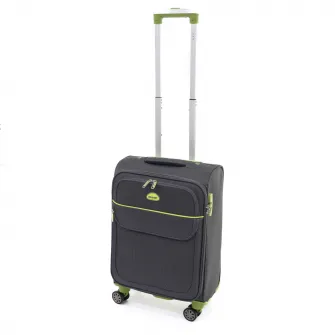 Troler Lamonza Superlight 55x37x22 cm, 2.1 kg, gri / verde
