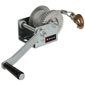 Troliu manual Einhell TC-WI 500, 500 kg, 10 m lungime cablu, 4.2 mm diametru cablu otel, frana automata