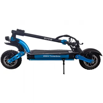 Trotineta electrica pliabila RYDE 2000 ThunderStrike, Seria 10 clasa de protectie IP54, 2000W/60V/20Ah viteza maxima pana in 75 kmh, autonomie 85-100km