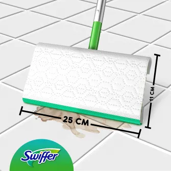 Trusa de baza cu Mop Uscat/Umed Swiffer Trap  Lock 1 Mop, 8 Rezerve lavete uscate + 3 Rezerve lavete umede
