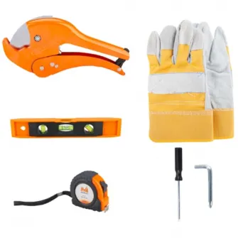 Trusa de sudura Evotools PP-R 2000A EPTO, 2000 W, 300°C temperatura maxima, accesorii incluse