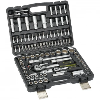 Trusa multifunctionala 108 piese Heinner CTSM011, material chrome-vanadium, cutie depozitare si transport