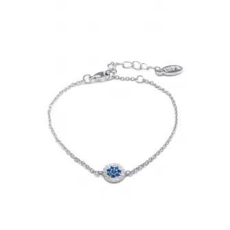 U.S. Polo Assn., Bratara decorata cu zirconia, Argintiu