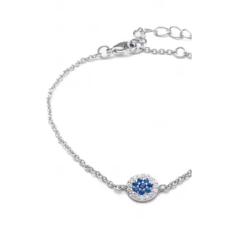 U.S. Polo Assn., Bratara decorata cu zirconia, Argintiu