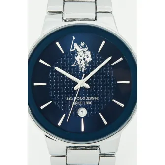 U.S. Polo Assn., Ceas cu bratara de otel inoxidabil, Argintiu